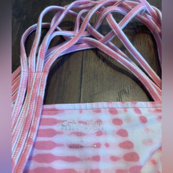 Calvin Klein Performance Quick Dry active tank top size large - Picture 3 of 4